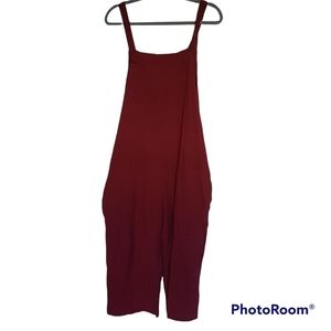Maroon 2XL Jumpsuit Plus Size NWOT